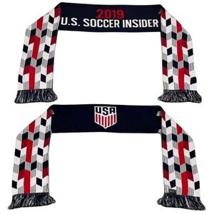 Ruffneck US Soccer Scarf Team USA Insider 2019 FIFA World Cup Red White Blue